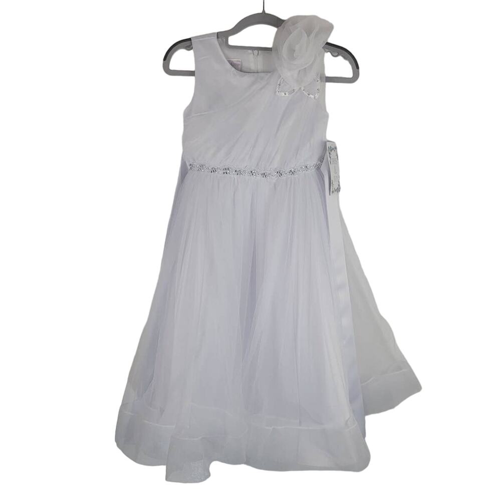 Iris and Ivy Girls Flower Girls Wedding Event First Communion Dress 8 NWT